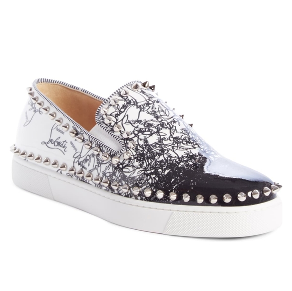 Christian Louboutin Shoes - Christian Louboutin Boat Logo Slip-On Sneaker